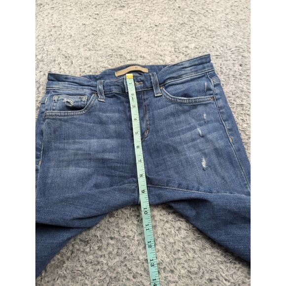 Joes Jeans Women 25 Blue Skinny Ankle Stretch Thrashed Stretch Mid Rise Grunge - Picture 6 of 9